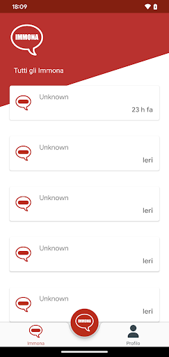 Android application Immona screenshort