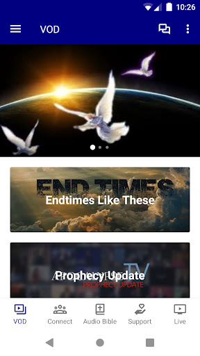 Android application Apocalypse Ministries TV screenshort