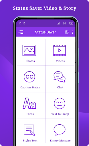 Android application Status Saver video & Story screenshort