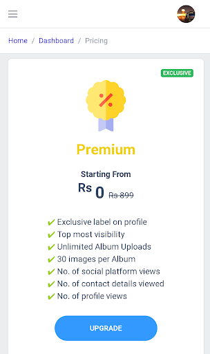 TheCeremonio - Vendor Screen 3