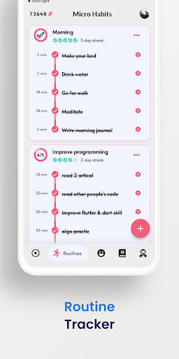 Screenshot of Micro Habits: Self-Improvement