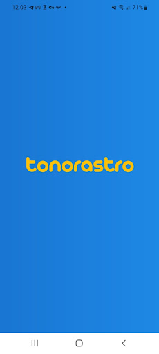 Android application Tonorastro screenshort