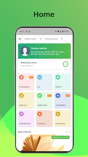 Android application Al Fathah Parents App screenshort