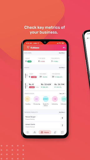 Koklass Business Owner Screen 2