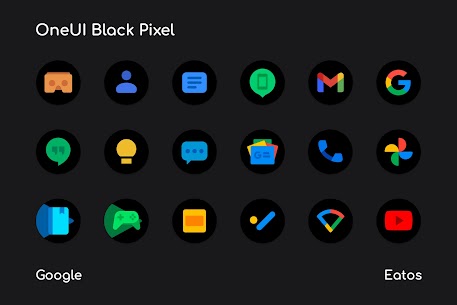 OneUI 3 Black – Round Icon Pack APK (PAID) Download 8