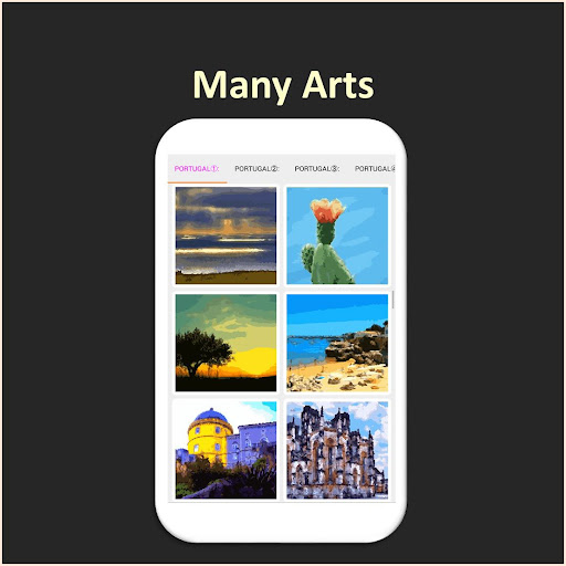 Android application Color by Number - portugal screenshort