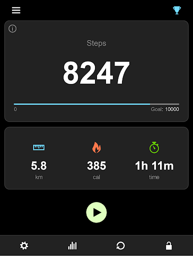 Screenshot of Pedometer: Count your steps