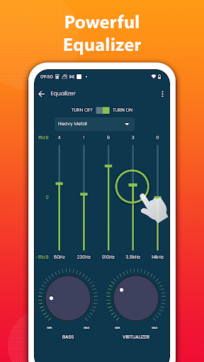 Screenshot of Music Player