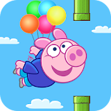 Flappy Pig - Free For Kids icon