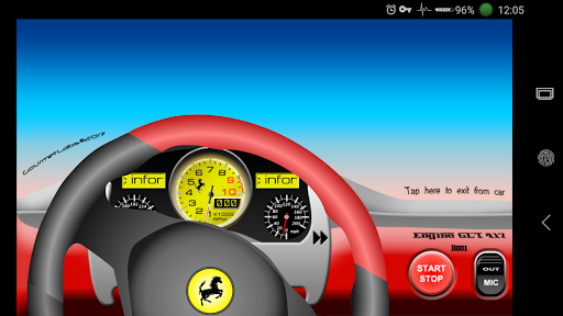 Android application Engine GLT 417 music panel VU- screenshort