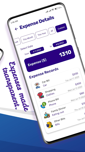 Expense Saviour - Cloud Wallet Screen 3