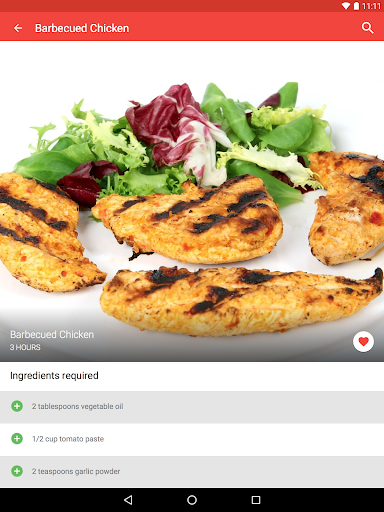 Screenshot of Spanish Recipes