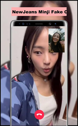 NewJeans Minji Fake Call Screen 3