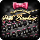 Pink Bowknot Keyboard Theme icon