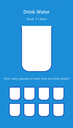 Android application DrinkUp screenshort