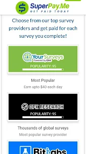 SuperPayMe: Paid Cash Surveys
