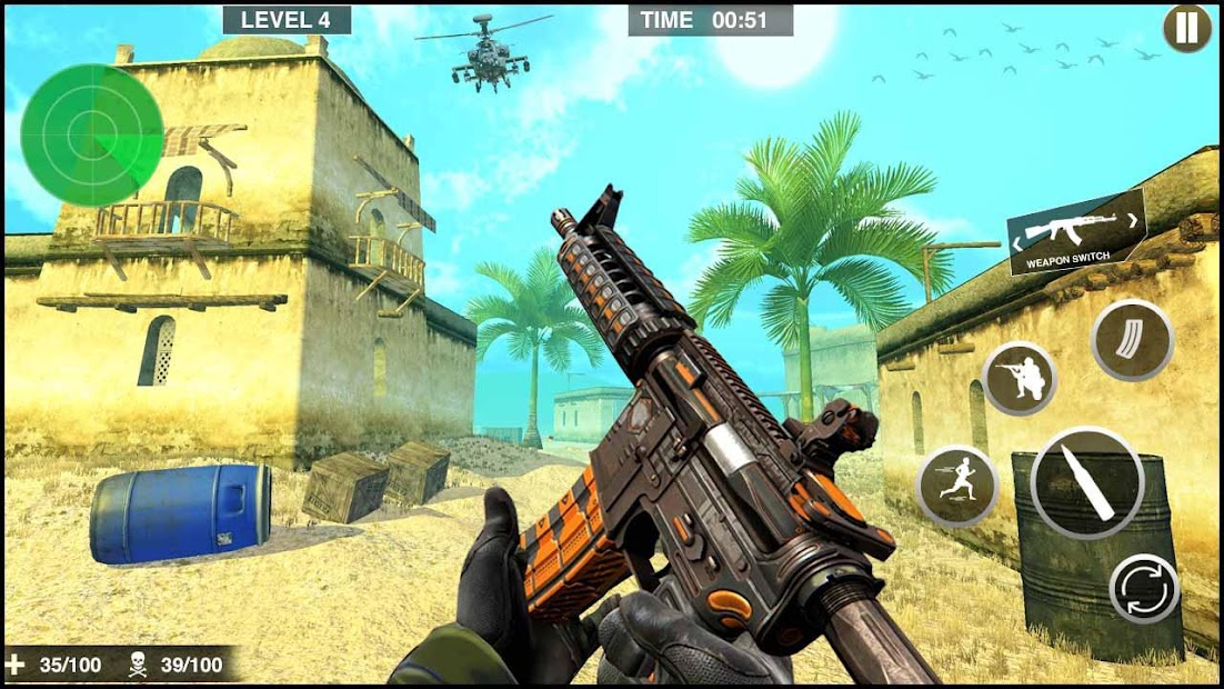 Screenshot 9 golpe crítico: Best fps pistola juegos de guerra android