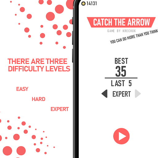 Android application Catch the arrow - click screenshort