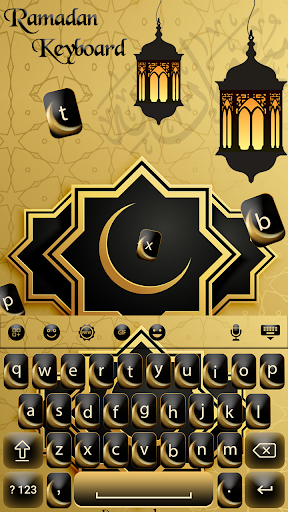 Ramadan Keyboard - Gold Ramadan Keyboard Theme