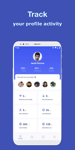 Android application Ins Followers Tracker Reports screenshort