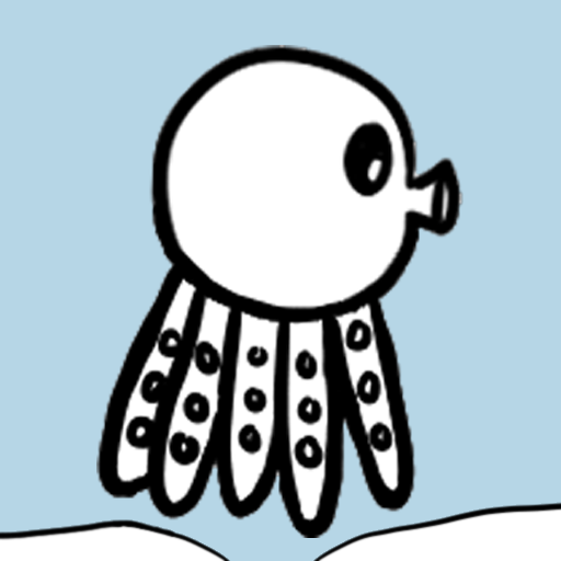 피해문어 - octopus evasion logo