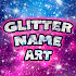 Glitter Name Art Maker
