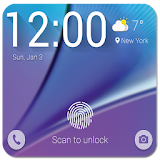 Fingerprint Prank Lock Note 5 icon