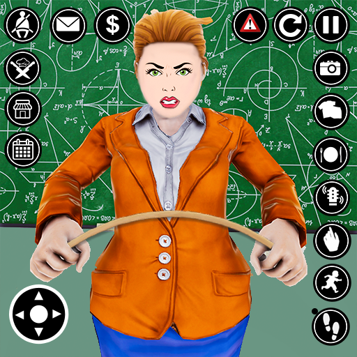Scary School Teacher Prank 3D logo