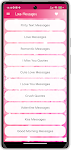 screenshot of Romantic Love Messages