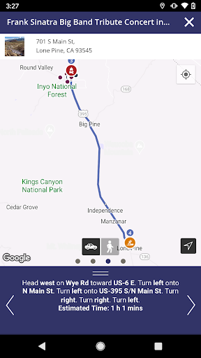 Screenshot of Visit Bishop CA