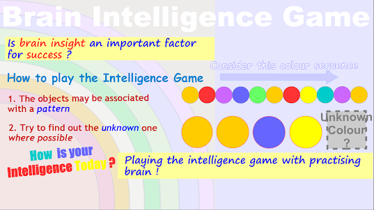 Brain Intelligence Game