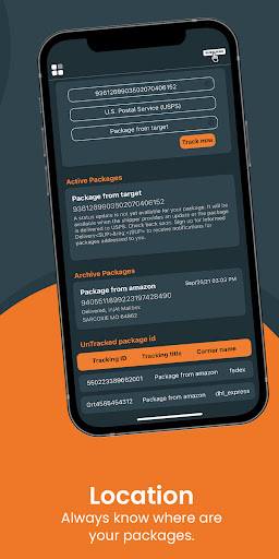 Track All Packages Screen 2