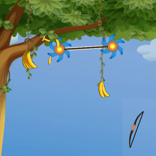 Banana shooter Bow Arrow game Laai af op Windows
