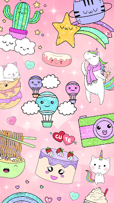 Kawaii Game Coloring Book - Screenshot 1