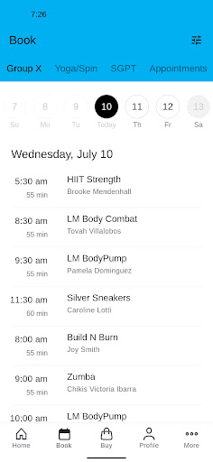 PULSEology Fitness Club Screen 2