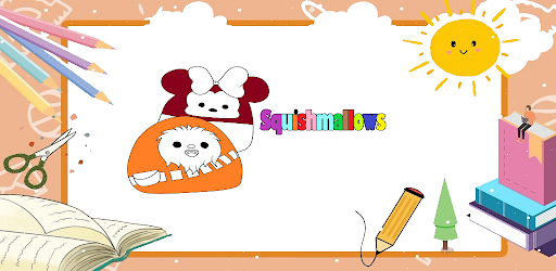 Android application Squishmallows Coloring Book screenshort