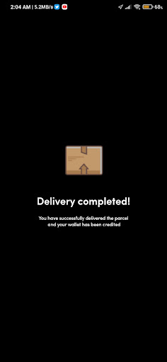 Android application Quickpickup Rider screenshort