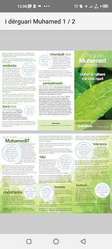 Android application I dërguari Muhamed screenshort
