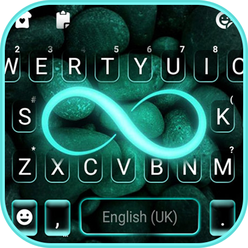 Neon Infinite Stone Keyboard B logo