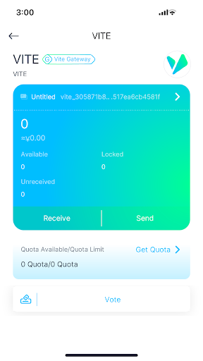 Vite: Zero Gas Layer-1 Screen 2