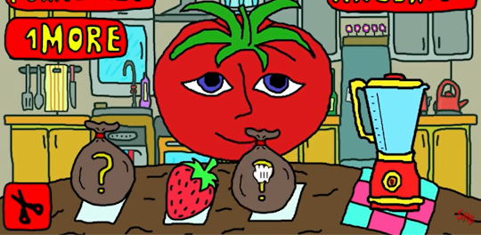 Mr hungry tomato coloring