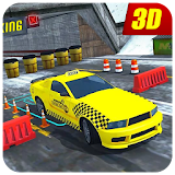 Real Taxi Parking : Crazy Passenger Transport Game icon