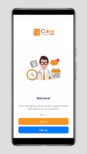 Android application CarePassport MD screenshort