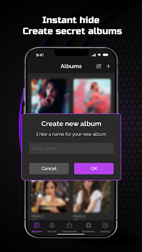 Android application Private Photo Locker with Pin screenshort