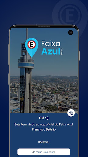 Android application Faixa Azul Francisco Beltrão screenshort