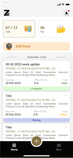 Android application Zaid Excel Design Team screenshort