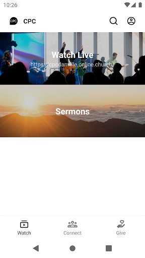 Android application CPC Danville screenshort
