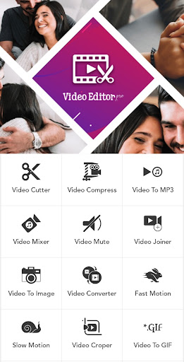 Android application Video Editor Pro screenshort