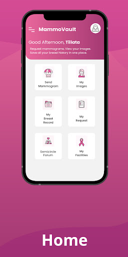 MammoVault by Send Mammogram Screen 3