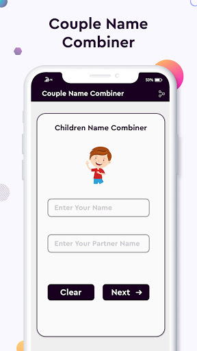 Baby name Couple Name Combiner Screen 3